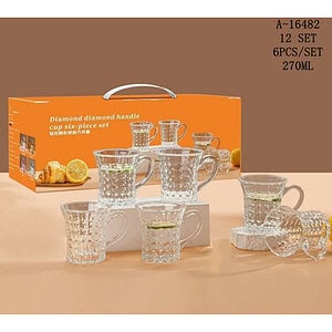 CANA 6 PCS 270 ML, STICLA A16482