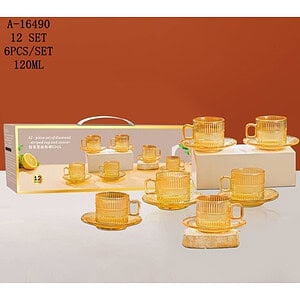CANA 6 PCS(120ML)+FARFURIE 6 PCS, STICLA A16490