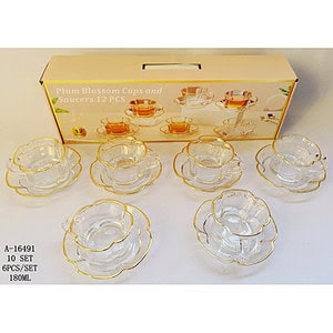 CANA 6 PCS(180ML)+FARFURIE 6 PCS, STICLA A16491