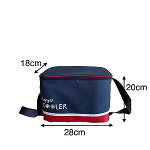 GEANTA TERMICA 28*18*20 CM, TEXTIL+PVC A90078