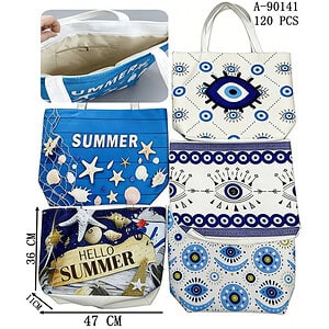 GEANTA PLAJA 47*36*11 CM, TEXTIL A90141