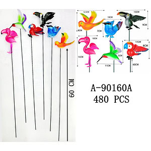 ORNAMENT GRADINA 60 CM, PVC+FIER A90160A