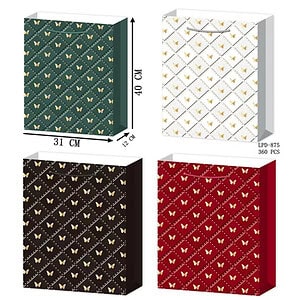PUNGA CADOU 31*40*12, HARTIE+TEXTIL LPD875