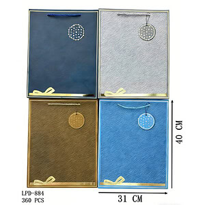 PUNGA CADOU 31*40*12, HARTIE+TEXTIL LPD884