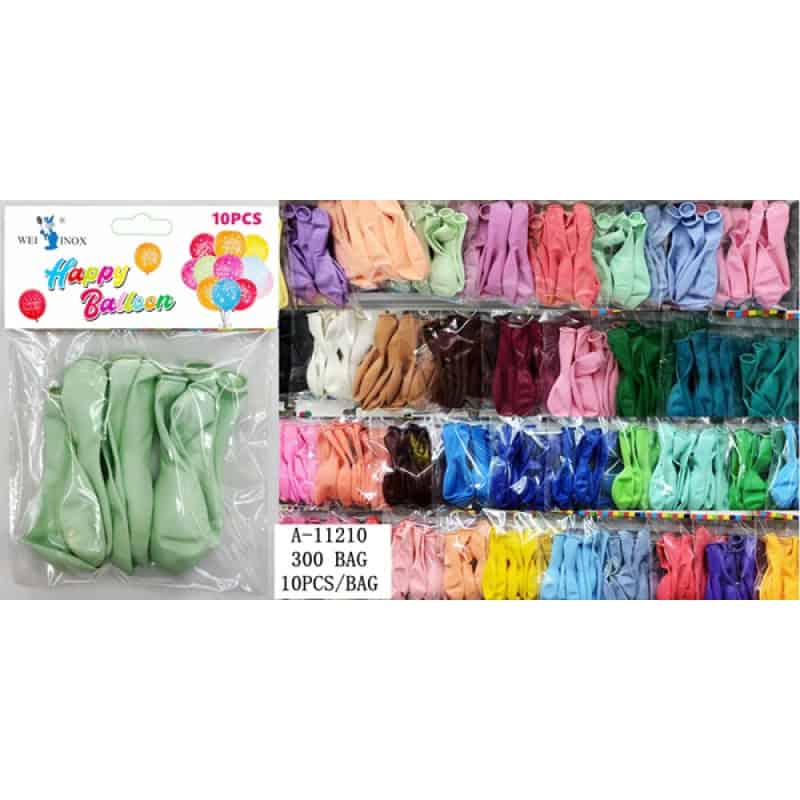 BALON 10 PCS, CAUCIUC A11210