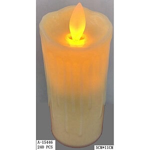 LUMANARE CU LED 5*11 CM, PVC+FIER A15446