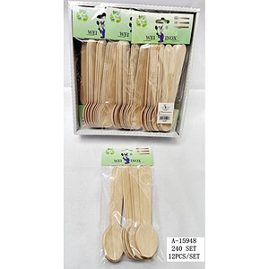 LINGURITA UNICA FOLOSINTA 12 PCS, LEMN A15948