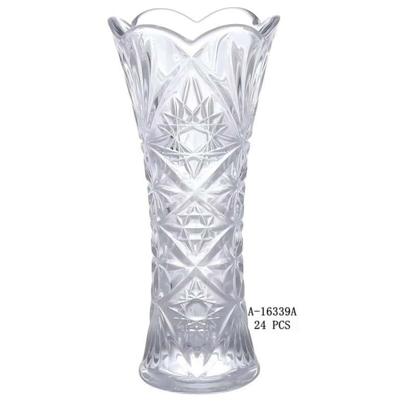 VAZA DECORATIVA 8.5*19.5, STICLA A16339
