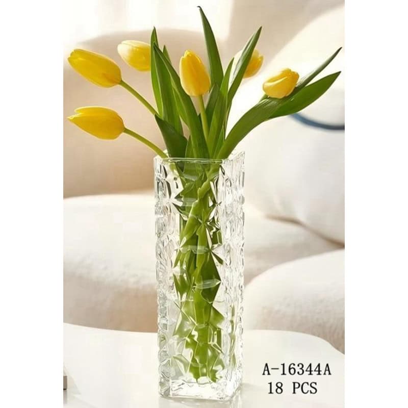 VAZA DECORATIVA 7.7*23.5, STICLA A16344