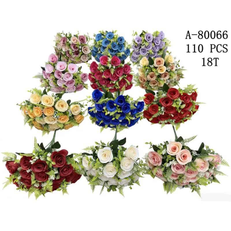 FLORI ARTIFICIALE,TEXTIL+PVC A80066