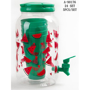 DOZATOR DE BAUTURI 3.8L+4PCS PAHAR, PVC A90176