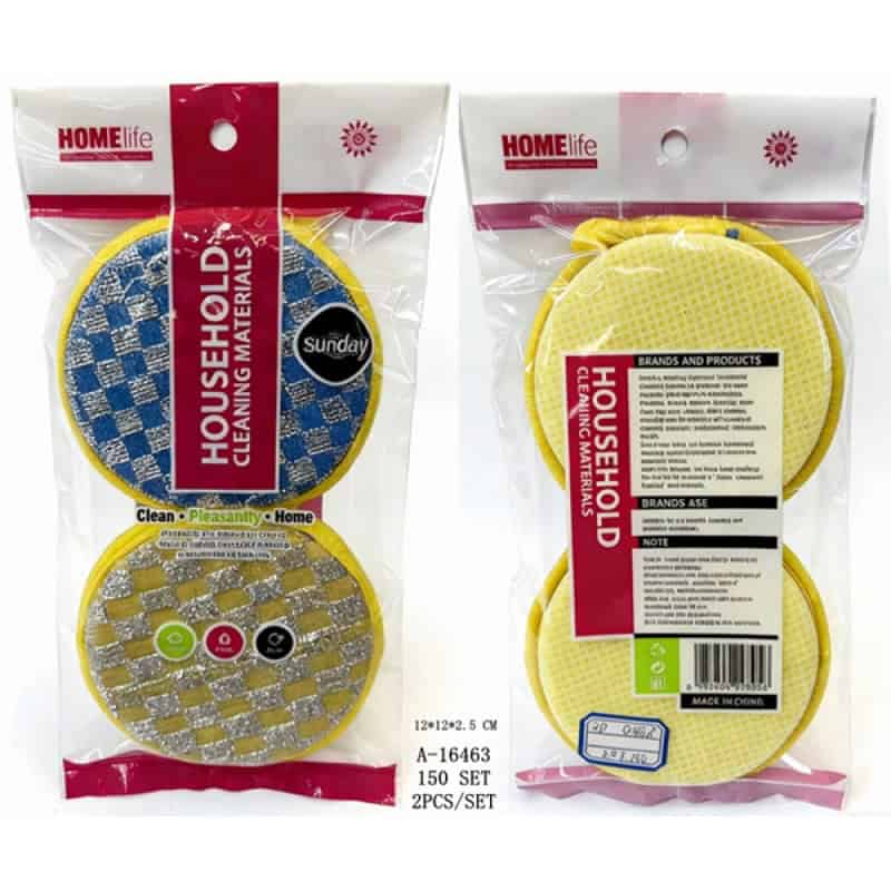 BURETE VASE 2 PCS, TEXTIL+BURETE A16463