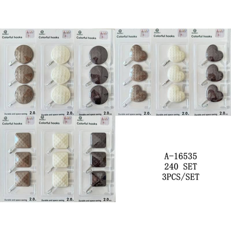 CUIER ADEZIV 3 PCS, FIER+PVC A16535