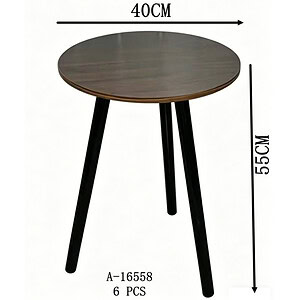 MASA DE CAFEA 55*40 CM, LEMN+FIER A16558