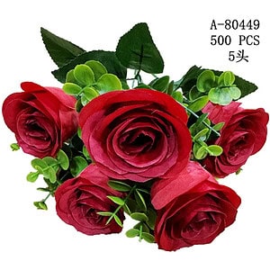 FLORI ARTIFICIALE BUCHET, TEXTIL+PVC A80449