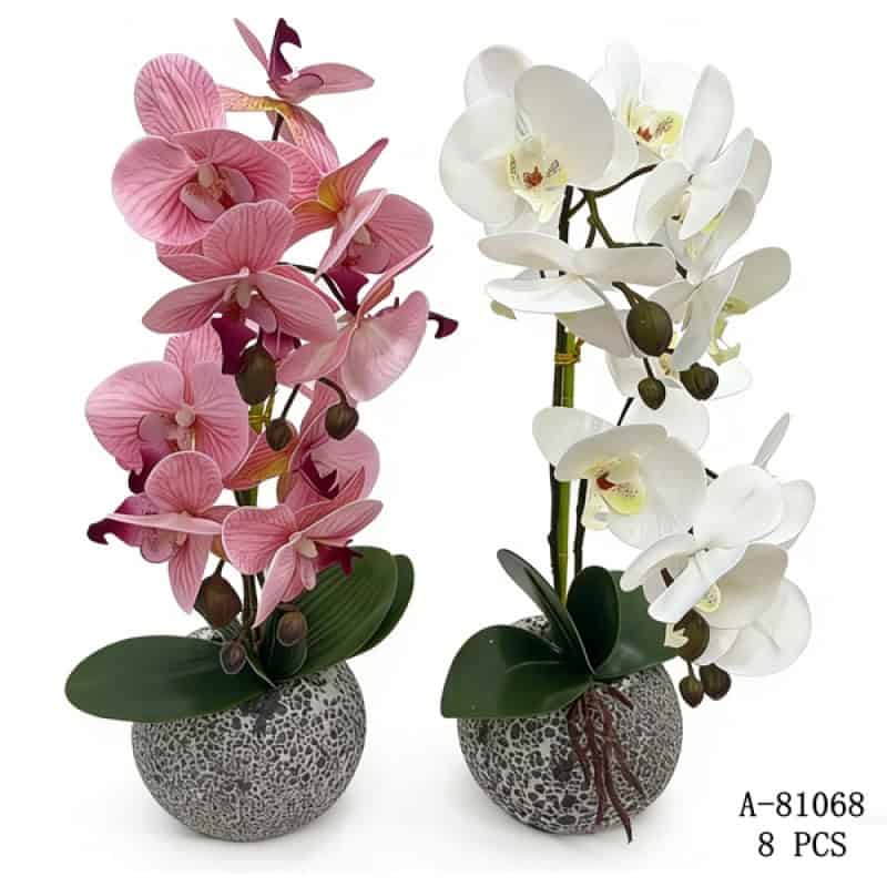 FLORI ARTIFICIALE GHIVECI, PVC+CERAMICA A81068