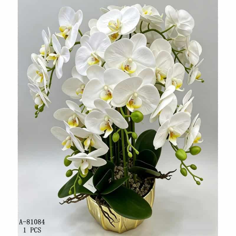 FLORI ARTIFICIALE GHIVECI, PVC+CERAMICA A81084
