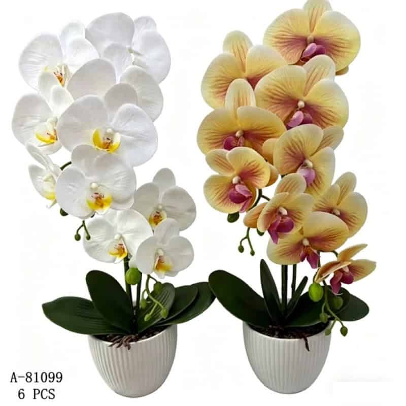 FLORI ARTIFICIALE GHIVECI, PVC+CERAMICA A81099