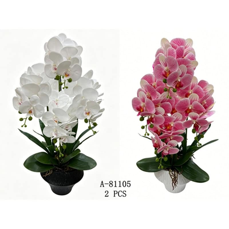 FLORI ARTIFICIALE GHIVECI, PVC+CERAMICA A81105