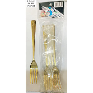 FURCULITA 6 PCS, INOX  A14342