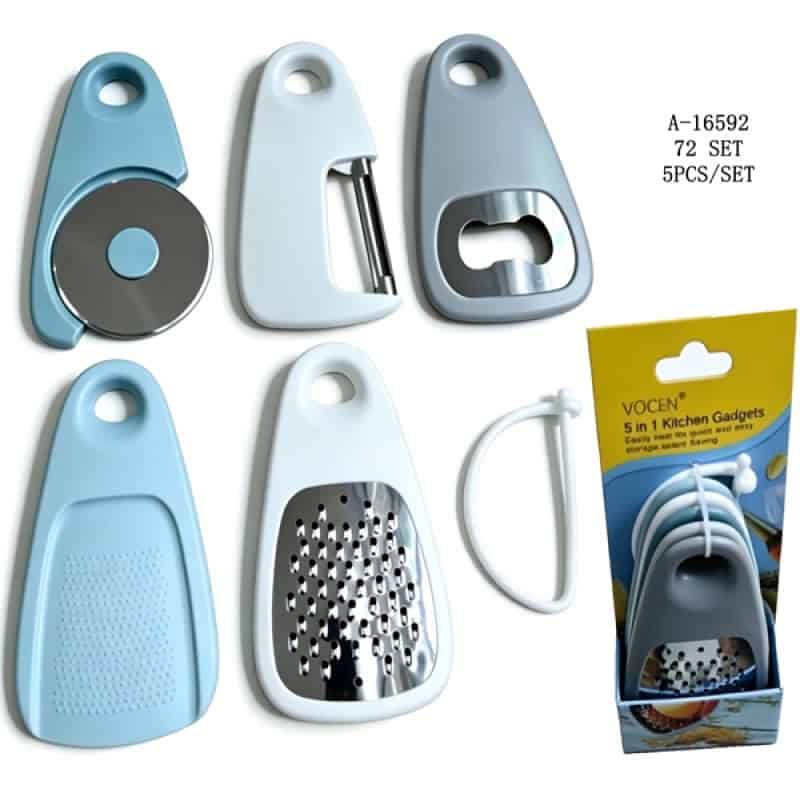 SET BUCATARIE MULTIFUNCTIONAL 5 PCS, FIER+PVC A16592