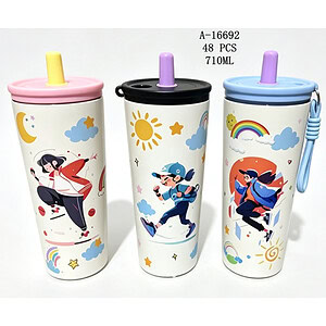 TERMOS 710ML,FIER+PVC+TEXTIL A16692