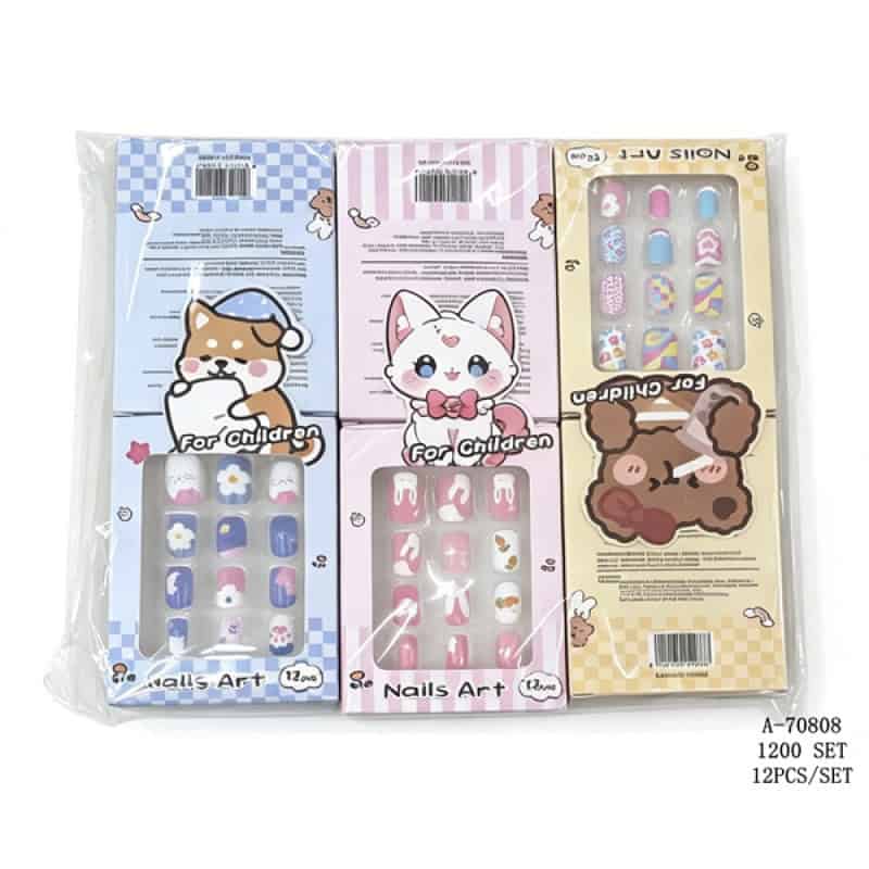 SET UNGHII FALSE 12 PCS, PVC A70808