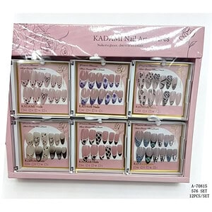 SET UNGHII FALSE 12 PCS, PVC A70815