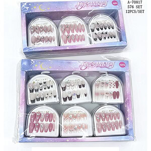 SET UNGHII FALSE 12 PCS, PVC A70817