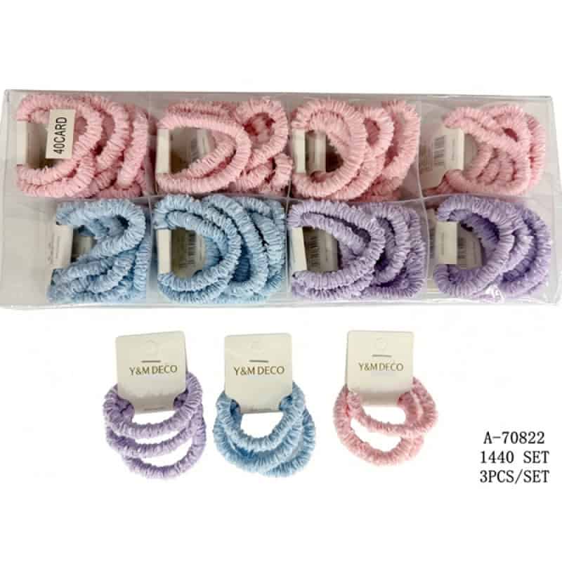 ELASTIC PAR 3 PCS, TEXTIL+CAUCIUC A70822