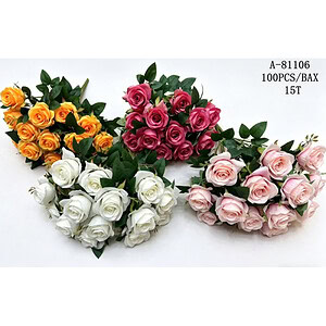 FLORI ARTIFICIALE BUCHET, TEXTIL+PVC A81106