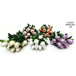 FLORI ARTIFICIALE BUCHET, TEXTIL+PVC A81107