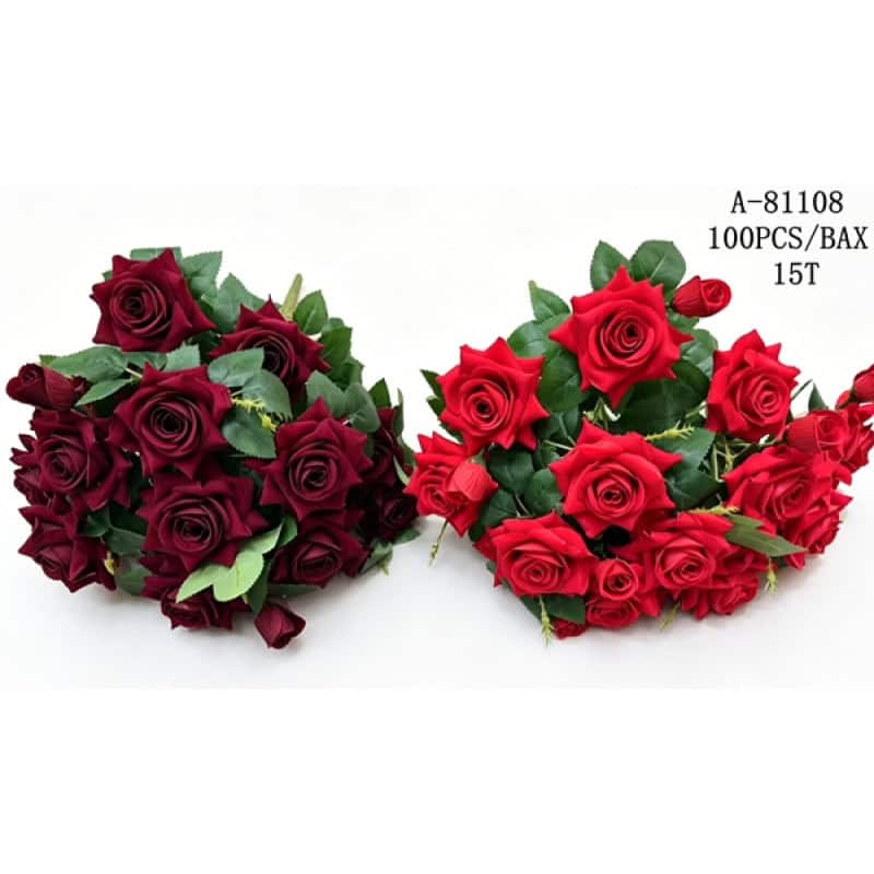 FLORI ARTIFICIALE BUCHET, TEXTIL+PVC A81108