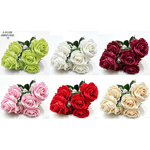 FLORI ARTIFICIALE BUCHET, TEXTIL+PVC A81109