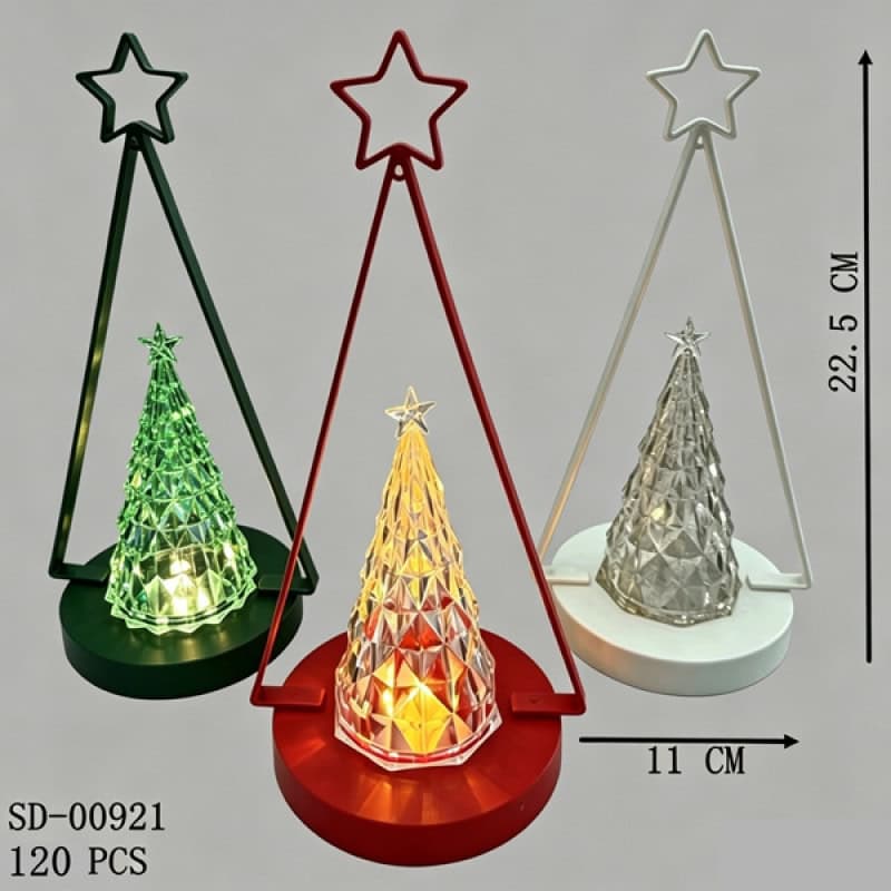 DECORATIUNE CRACIUN CU LED 11*22.5CM, PVC+FIER SD00921