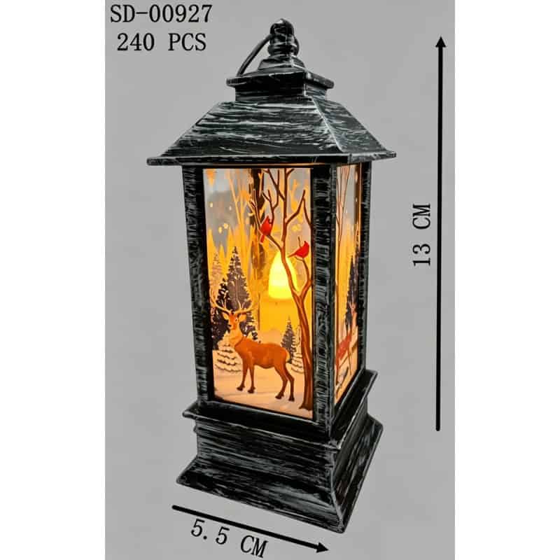 FELINAR CRACIUN CU LED 5.5*13CM, PVC+FIER SD00927