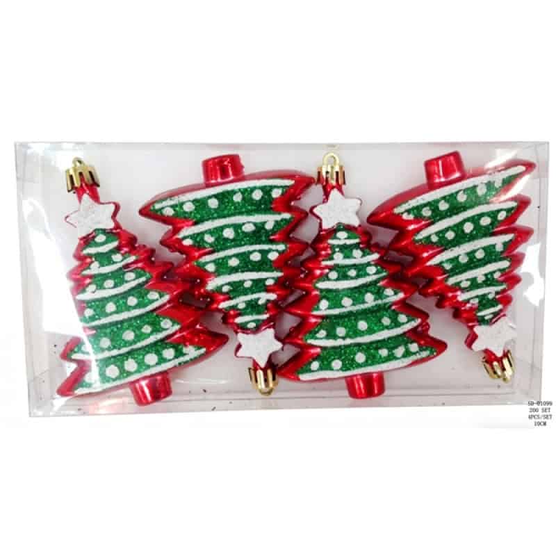 DECORATIUNE BRAD 10CM 4PCS, PVC SD01099