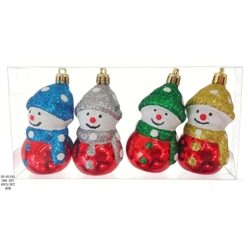 DECORATIUNE BRAD 8CM 4PCS, PVC SD01101
