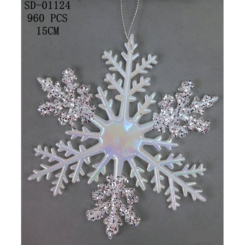 DECORATIUNE CRACIUN 15CM, PVC SD01124