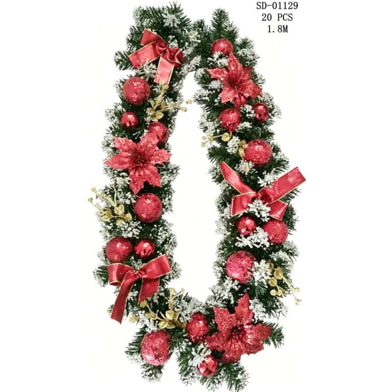 GHIRLANDA BRAD ARTIFICIAL, PVC+TEXTIL SD01129