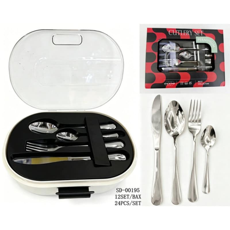 SET TACAM 24 PCS,INOX SD01195