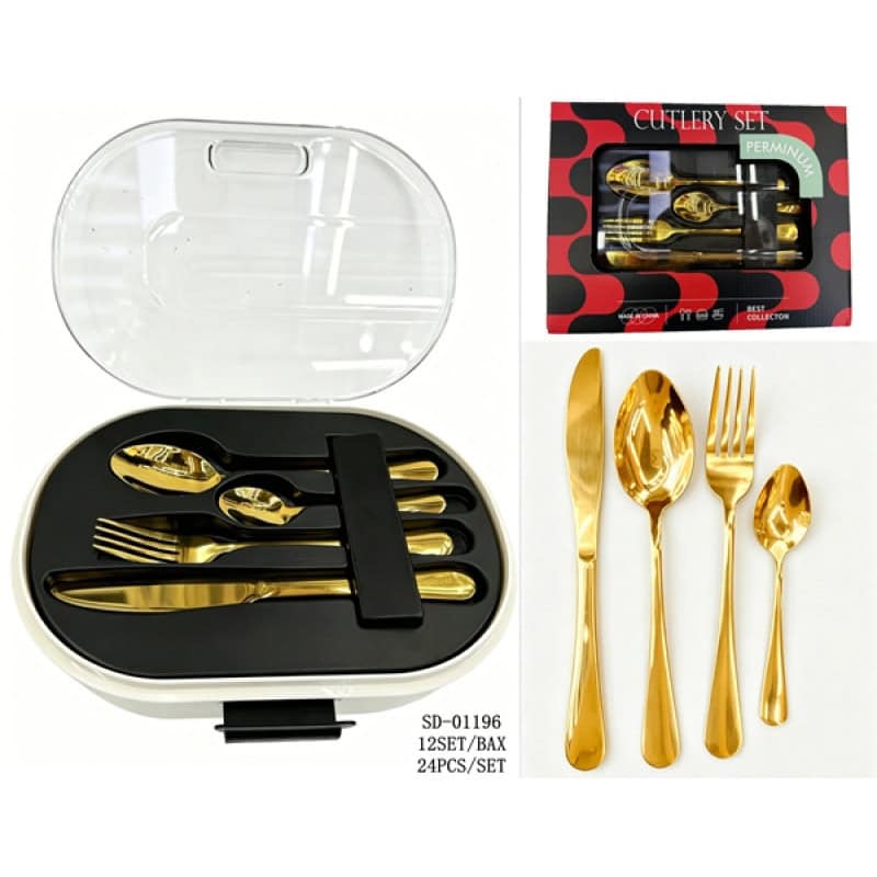 SET TACAM 24 PCS,INOX SD01196