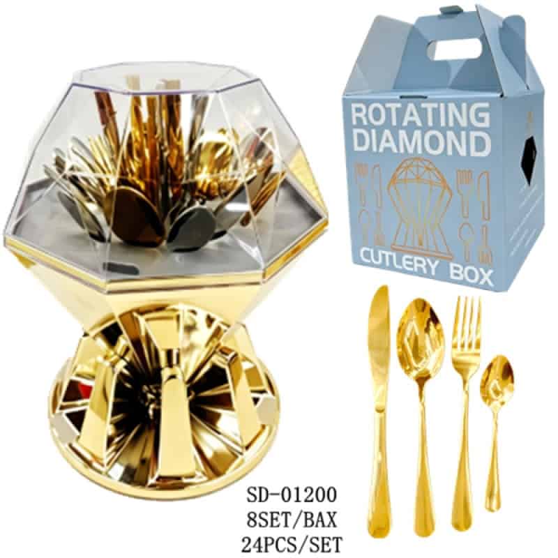 SET TACAM 24 PCS,INOX SD01200