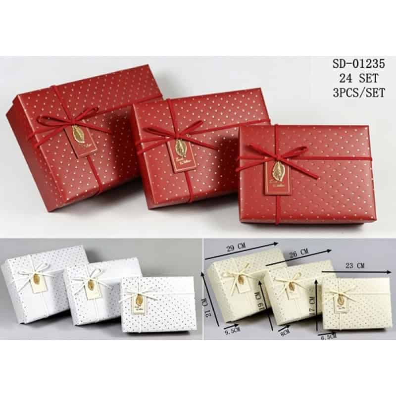CUTIE CADOU 3PCS, CARTON+PU SD01235