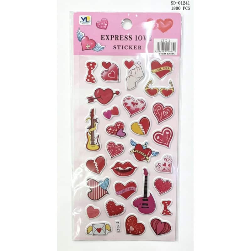 STICKER, PVC SD01241