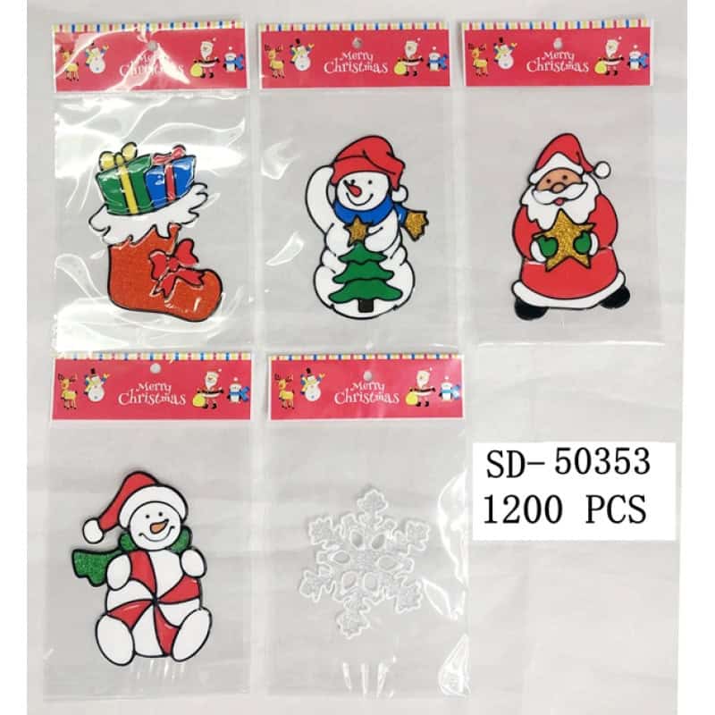 STICKER CU TEMATICA DE CRACIUN 14*9 CM, PVC SD50353